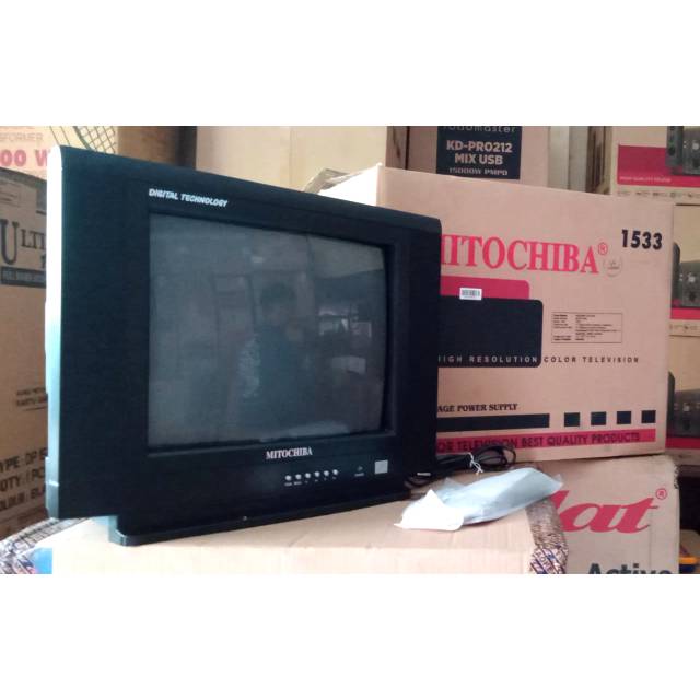 Tv Televisi Cembung Tabung Mitochiba 15 Inch 1533 Termurah Murah Awet Tahan Lama Low Watt Shopee Indonesia
