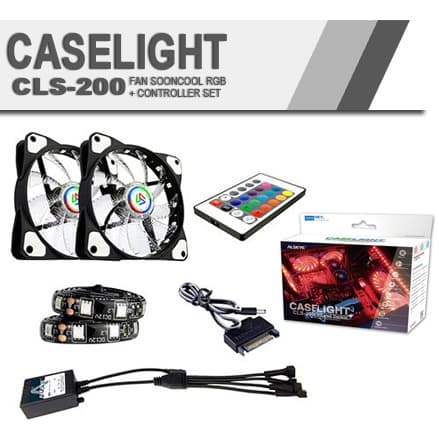 FAN ALSEYE SOONCOOL RGB + CONTROLER CLS200 / ALSEYE CLS200