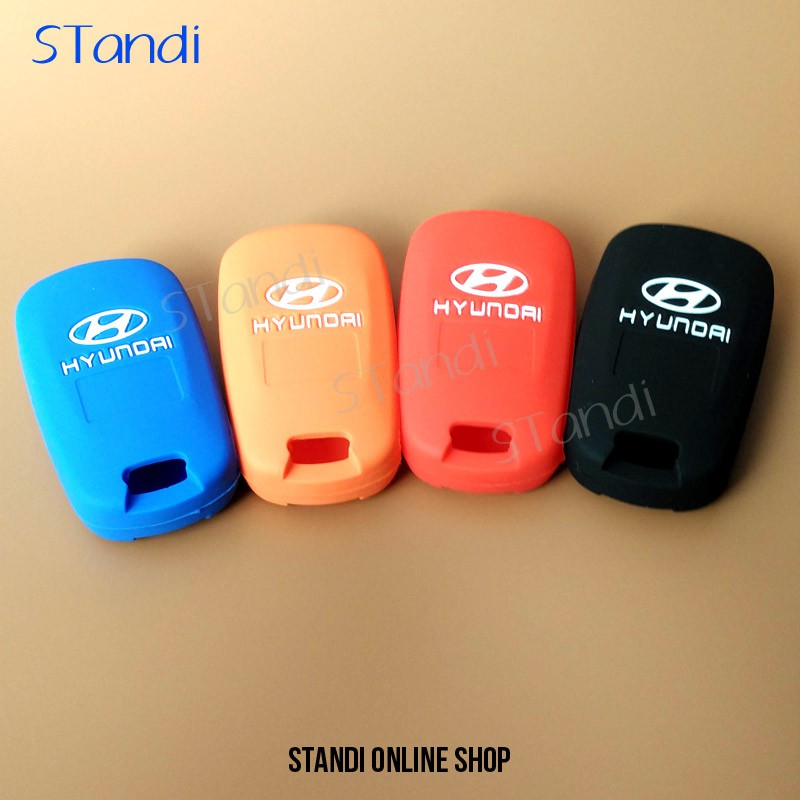 Silicone Remote Cover Kondom Kunci Keyshirt Hyundai i20 Bagus