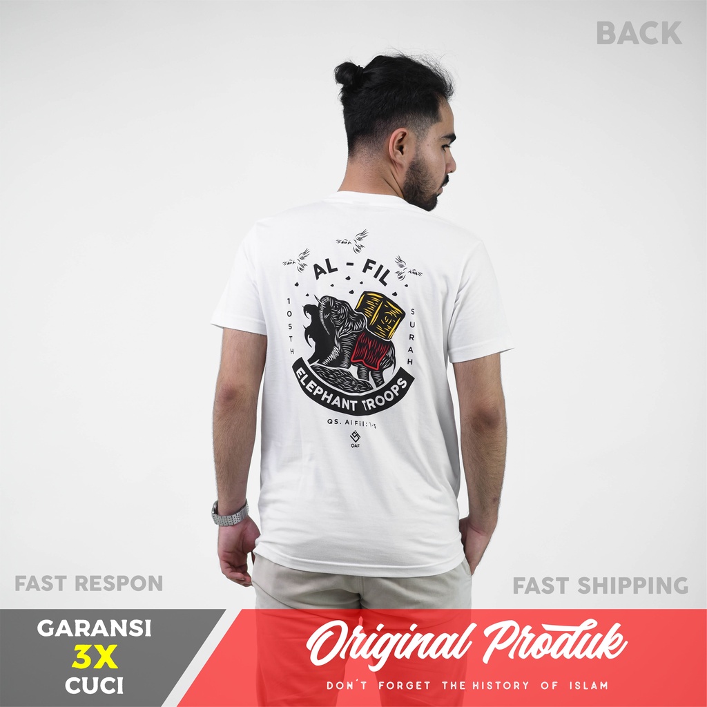 KAOS QAF AL-FIL - Original Kaos Qaf Moeslem Apparel