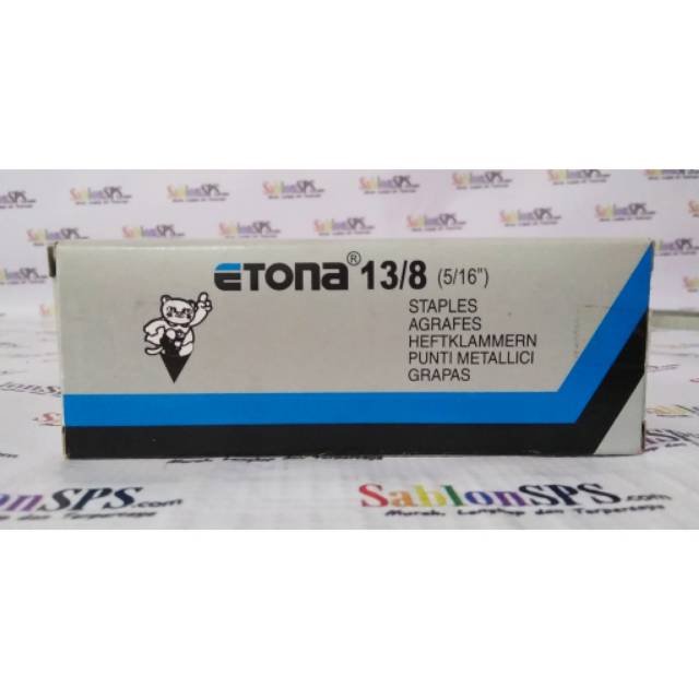 Staples gun tacker etona 13/8 isi 5000 pcs