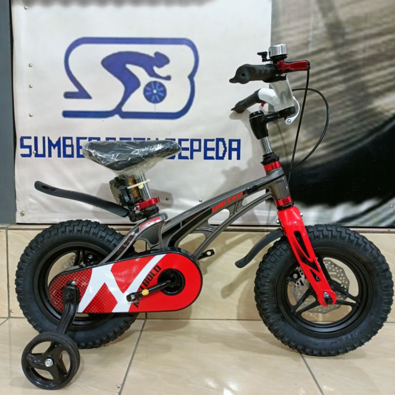Sepeda Anak United Nexi Bold 12 Dan 16 Inch Disc Brake