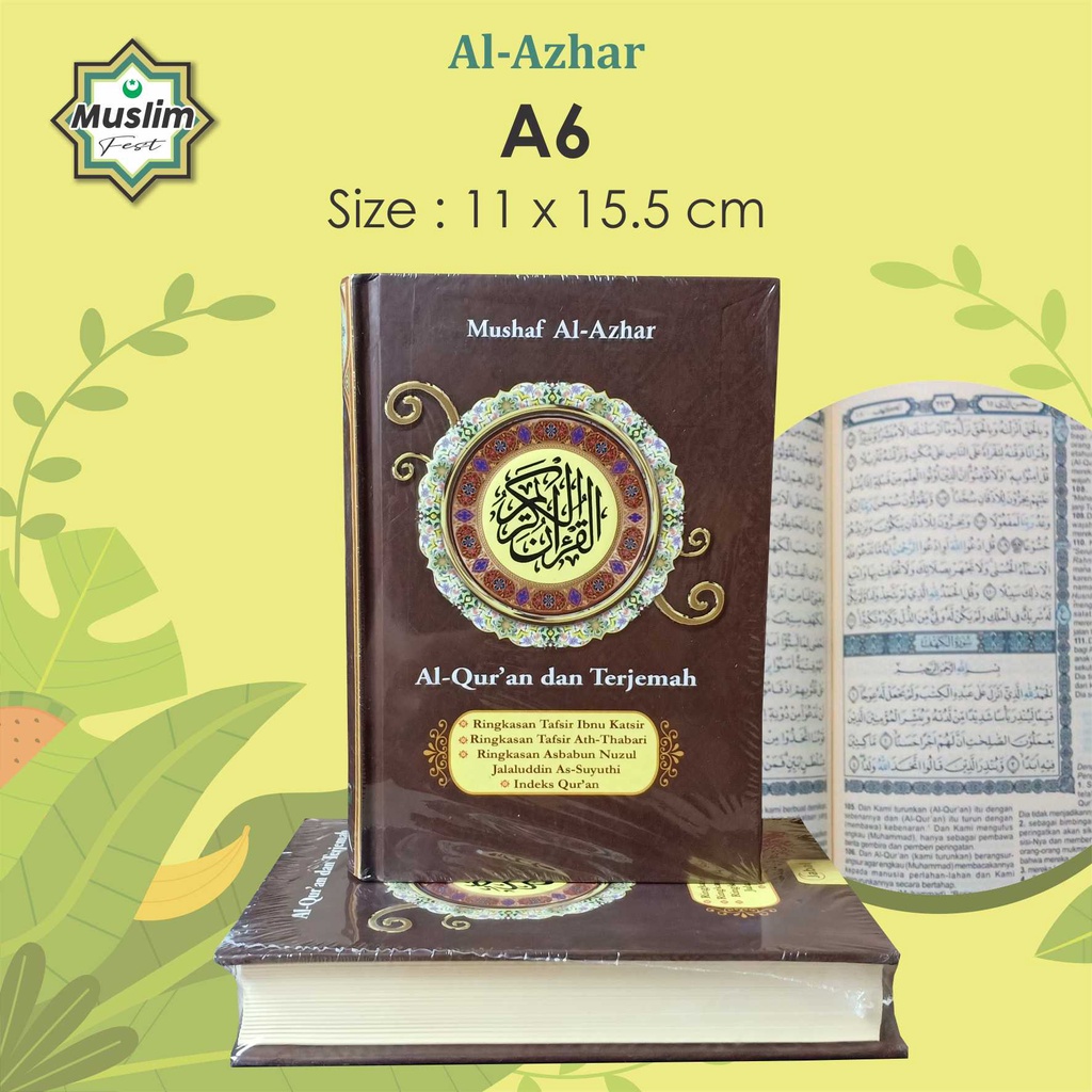 Al- Qur'an Al Azhar Terjemahan ukuran A6 (Kecil) / BISA COD