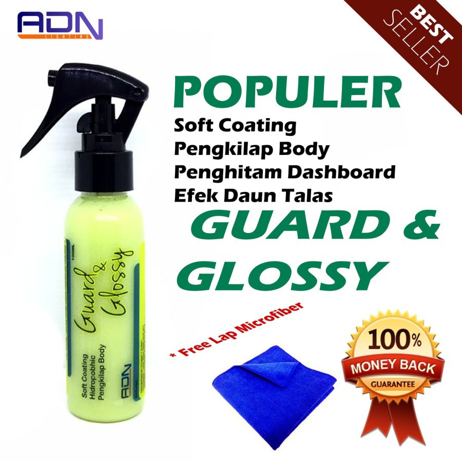 Nano Soft Coating Liquid Poles mobil motor Guard Glossy 100 microfiber By adn