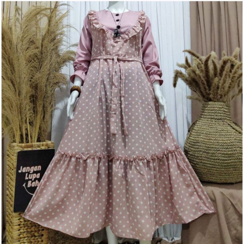 GAMIS NARA DRESS POLKA