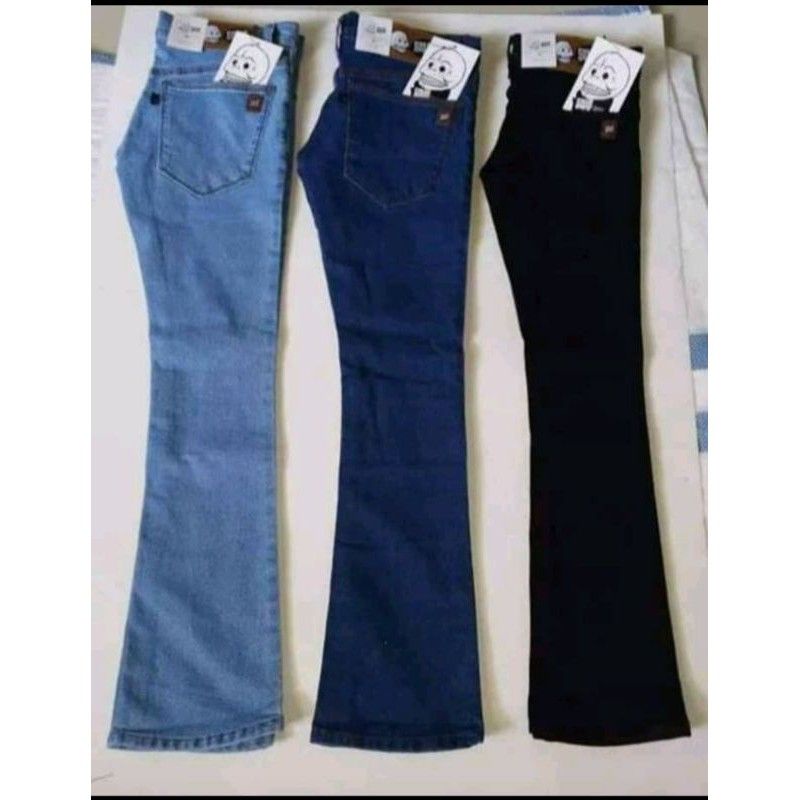 CELANA CUTBRAY / JEANS BOOTCUT/CELANA JEANS  CUTBRAY  PRiA STRECT