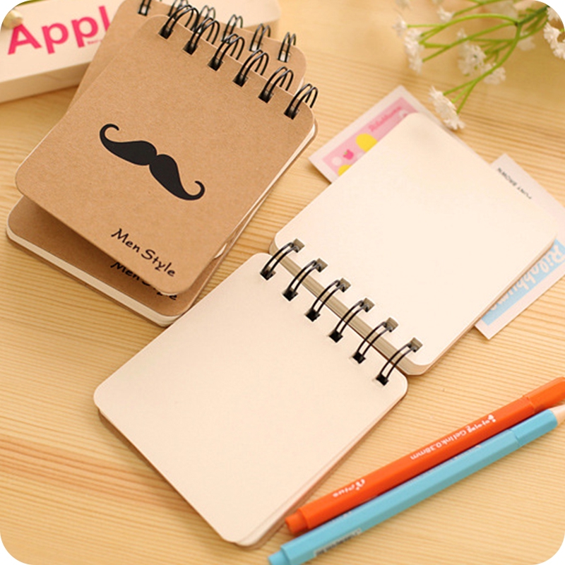 ⚡Flash Sale - Kaos Distro Pria Wanita Lengan Pendek - Kaos Pria Wanita Lengan Pendek⚡ Mini Coil Notebook Portable Notepad Kartun Buku Kata Portabel Graffiti Draft