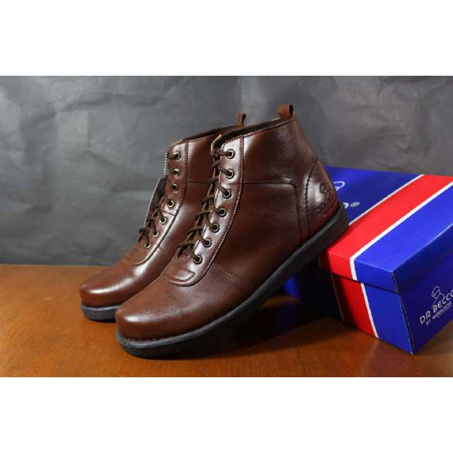 SEPATU BOOT/BOOTS PRIA KULIT ORIGINAL DR BECCO BRODO JAGUAR