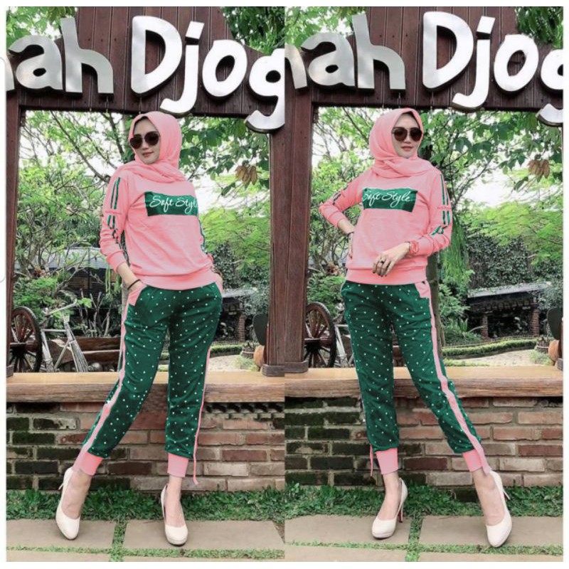 SET SOFT STYLE / SETELAN JOGING / SETELAN WANITA TERBARU