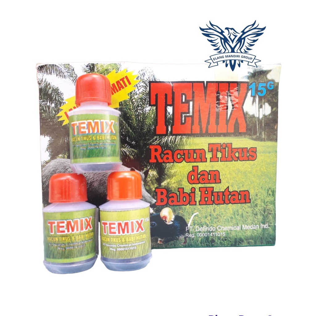 Racun Tikus Temix Botol 15 Gr Themix Original Themik Botol Racun Tikus Babi Hutan Celeng Monyet Ampuh Basmi Hama