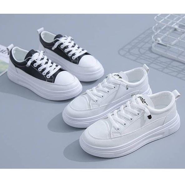 TBIG [COD] Sepatu Sekolah Sneakers Import Shoes HENYI Wanita Sepatu Korea Style Sekolah Kuliah