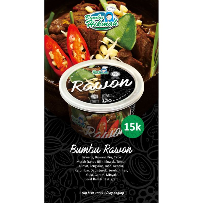 

Bumbu Hikmah RAWON NON-MSG