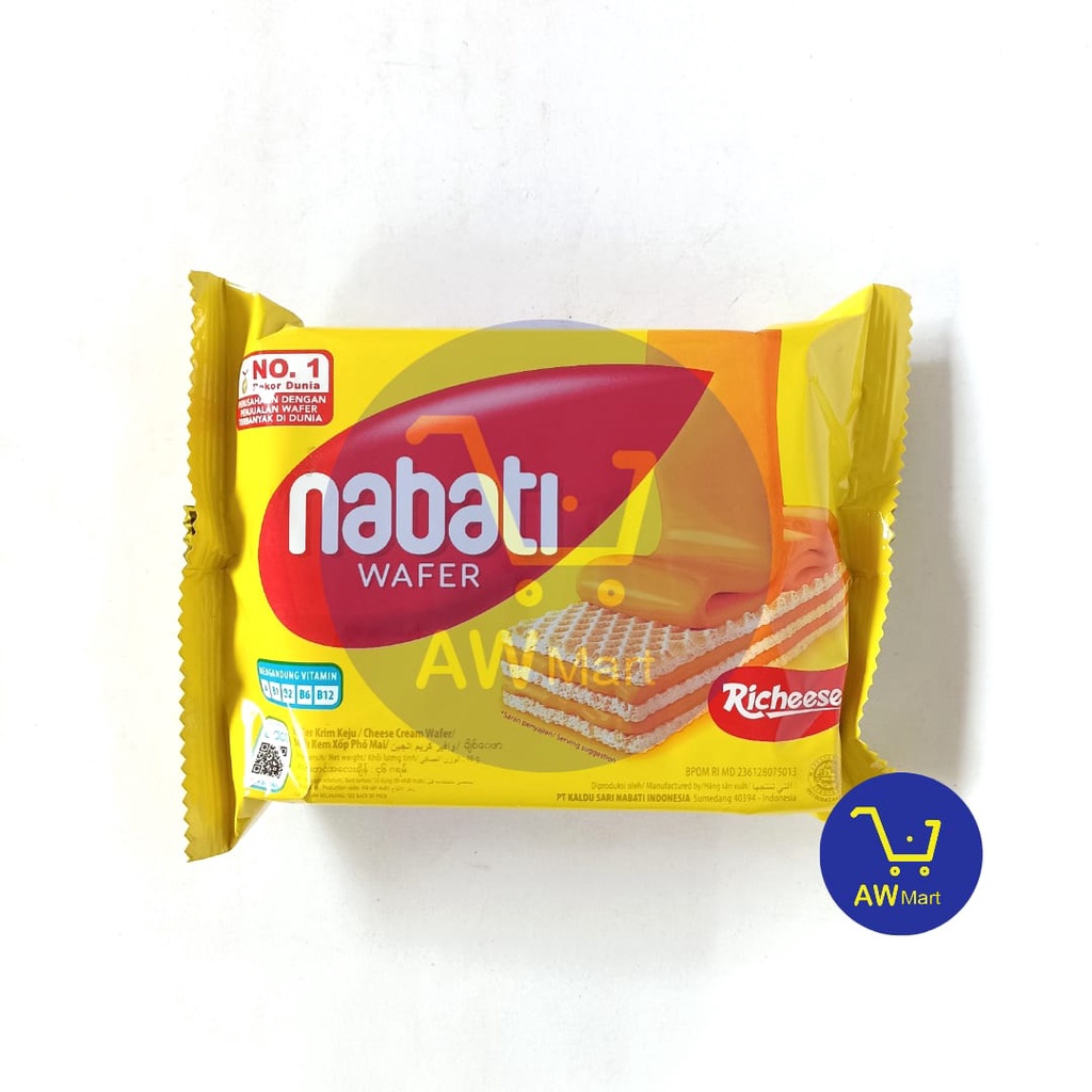 NABATI 2000 SNACK WAFER RICHEESE / RICHOCHO 50GR (LANGSUNG DARI PABRIK)