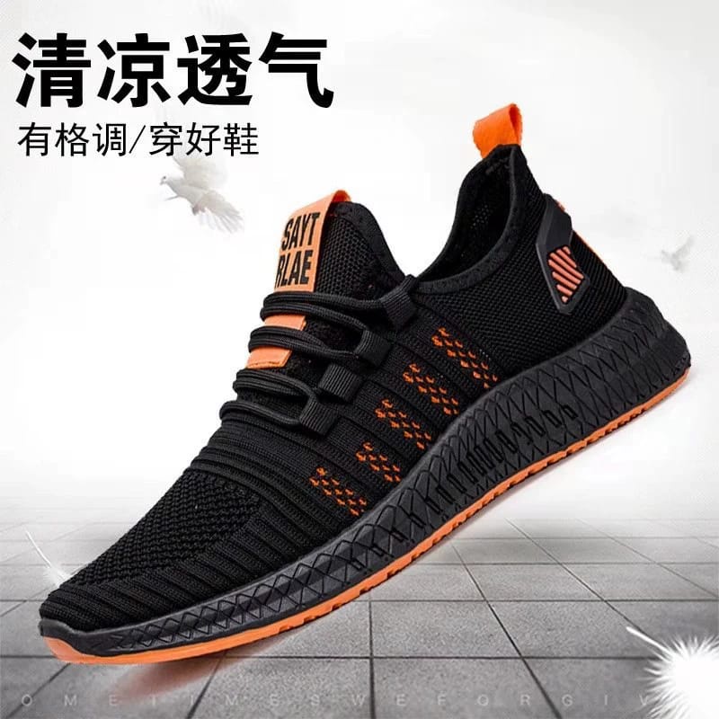 ☀ Sunly ☀ S007 Sepatu Premium Sneakers Pria Korea Import Fashion Sport Olah Raga Jogging Gym