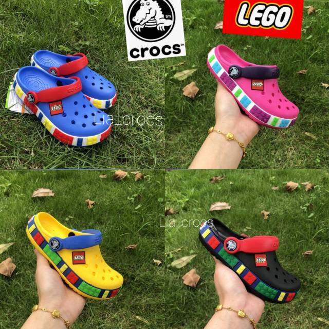 SANDAL Crocs anak Lego anak anak / kids-junior / crocs lego