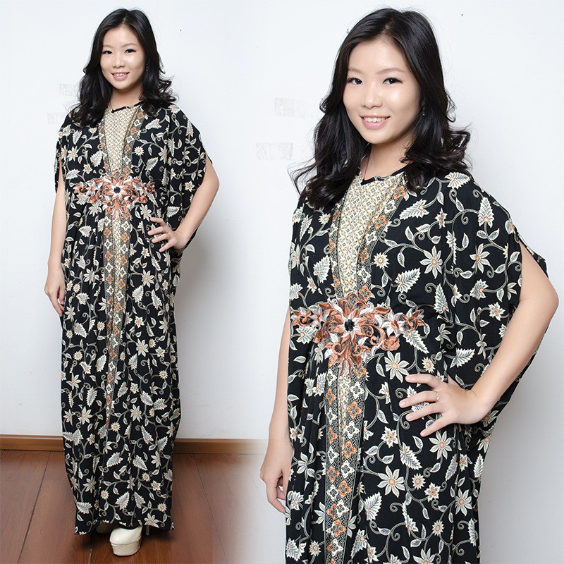 SB Collection Dress Maxi Brenda Longdress Kaftan Gamis Jumbo Batik Wanita