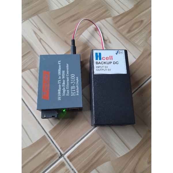 ups mini plus batrai in 12v out 5v, 9v 2 amper cocok untuk htb