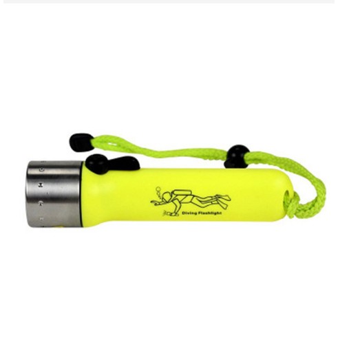 Senter Selam Flashlight For Diving CREE 3W LED Lampu Anti Air Cahaya Tahan Dalam Laut Nyelam Light-1