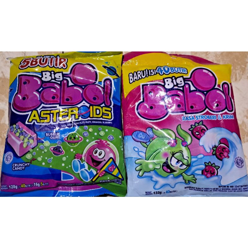 

PERMEN KARET BIG BABOL 1 SAK ISI 40 BUTIR/ PERMEN KARET ANEKA RASA/ PERMEN KARET ENAK