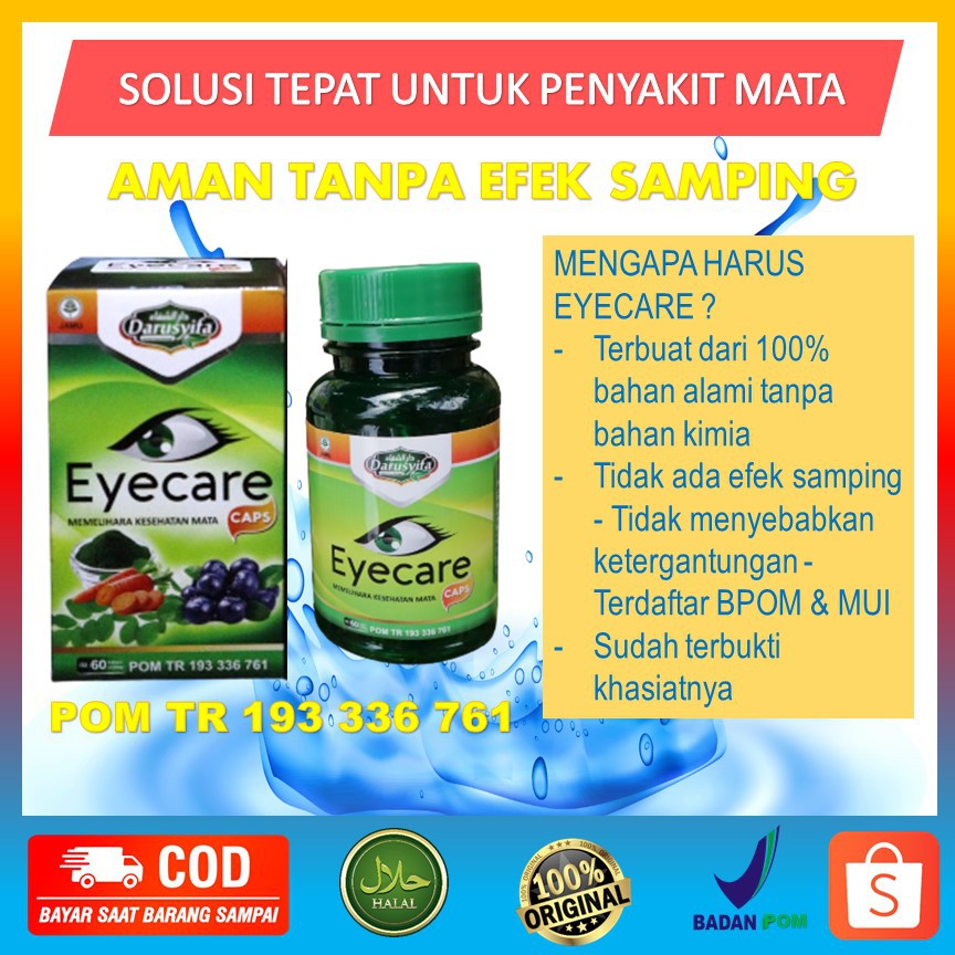 EYECARE KAPSUL Vitamin Sehat Mata | Obat Mata Berlemak | Obat Spesialis Mata Paling Ampuh #Topcer