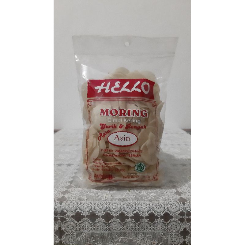 

Moring (Cimol Kering) Asin 250 gr