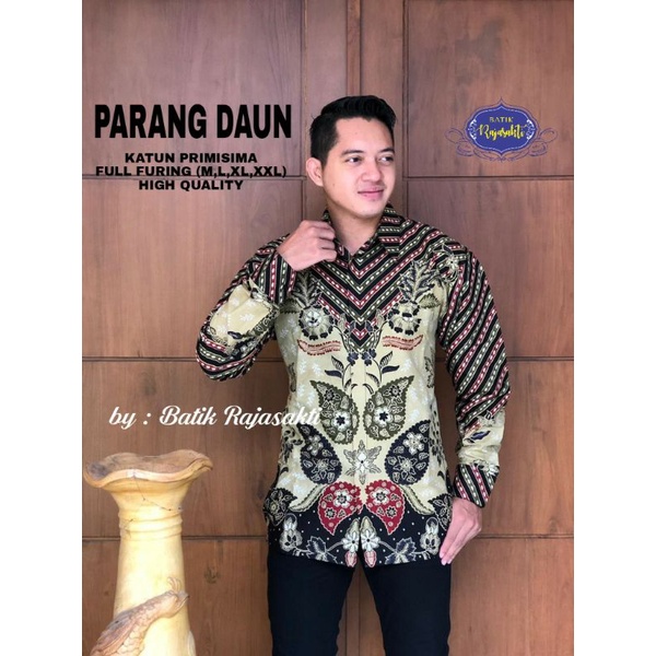 Promo Parangdaun Kemeja Batik Lengan Panjang Hem Formal Katun Hq Lapis Furing Sz M-xxl By Alata AnQnb7mfAoOodWj