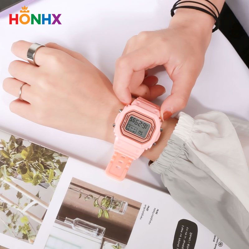 HONHX 576 Jam Tangan Remaja Digital Rubber WK-SBY