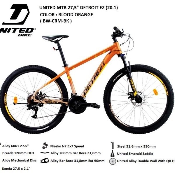 Sepeda Gunung MTB 27.5 United Detroit EZ