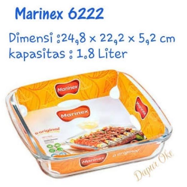 Promo Kaca Segi Oven Piring Saji Kotak Square 6221 Pyrex Loyang Safe persegi
