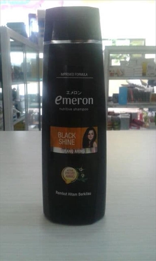 Jual Emeron Shampoo Black And Shine 170 Ml Shopee Indonesia