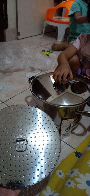 Bima Panci Kukusan 22 Cm Langseng / Steamer With Cover