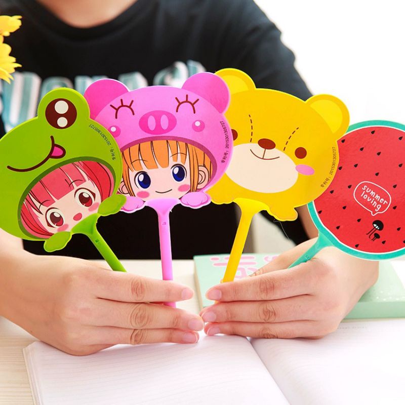 

PULPEN KIPAS KARAKTER ANIMAL / PENA KIPAS KARTUN SOUVENIR LUCU