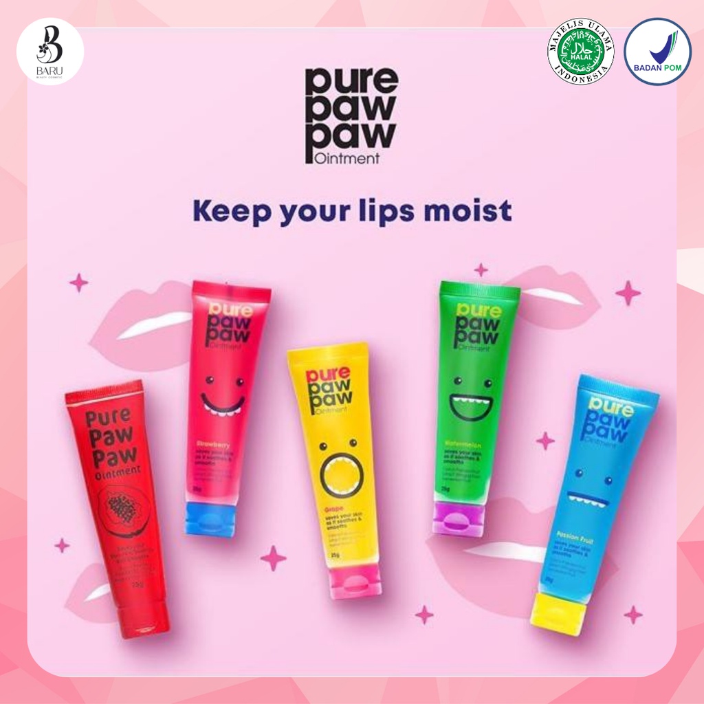 ⭐BARU SBY⭐ Pure Paw Paw Ointment 25g by Sociolla | Lip Balm | Makeup Pawpaw | Perawtan Bibir | Peraw