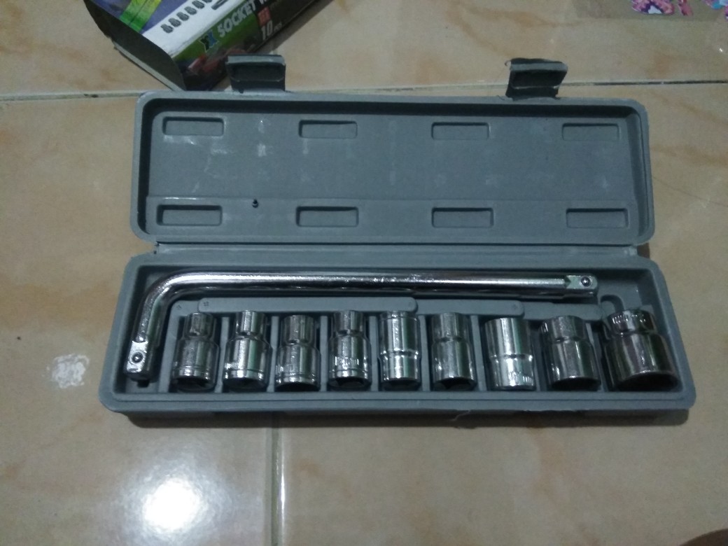 Kunci Sok Shock Set 10pc / Toolkit Sock Set 10pc