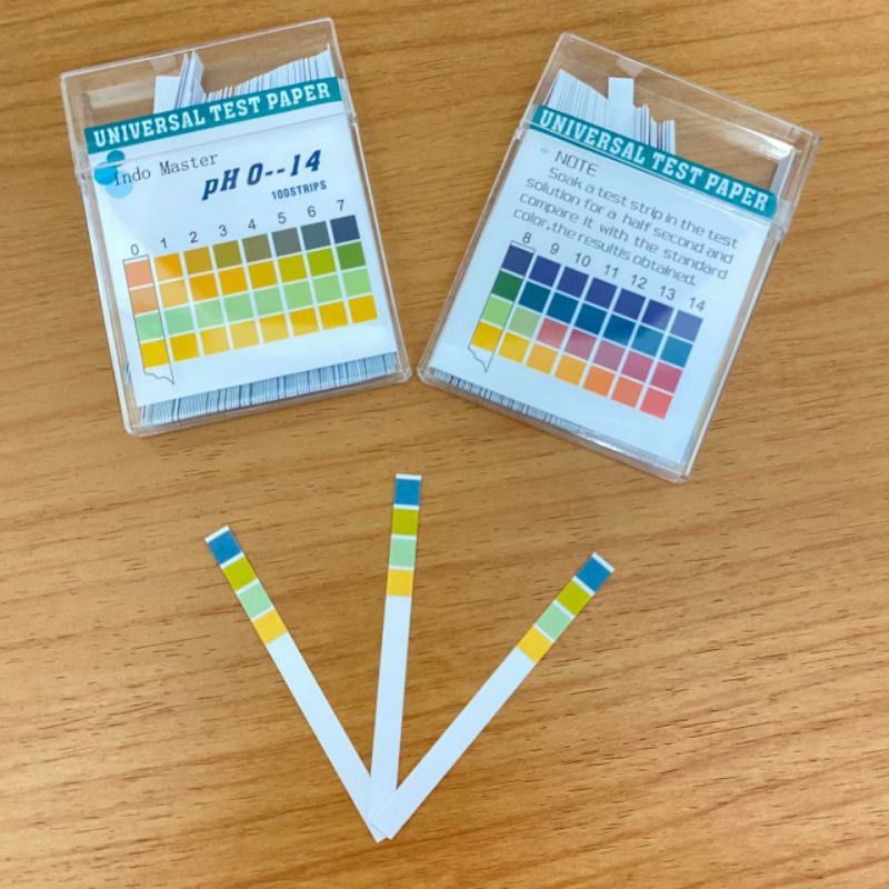 

Kertas Lakmus PH Indo master PH 0-14 Universal Paper Test