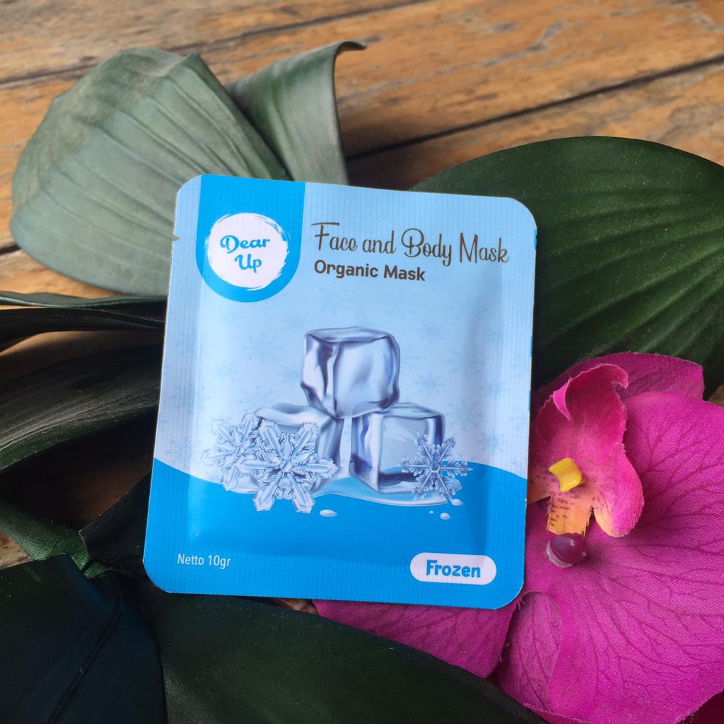 DEAR UP FACE AND BODY MASK 10G (MASKER ORGANIK)