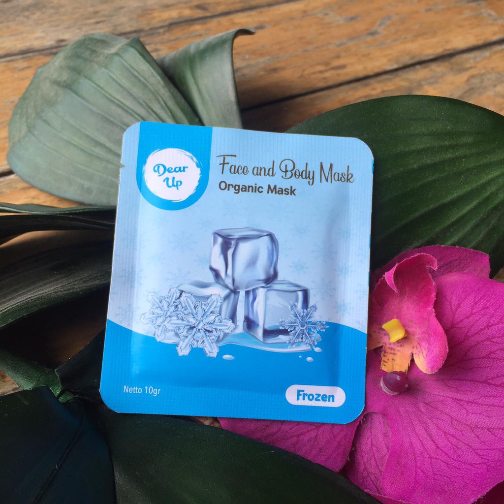 DEAR UP FACE AND BODY MASK 10G (MASKER ORGANIK)