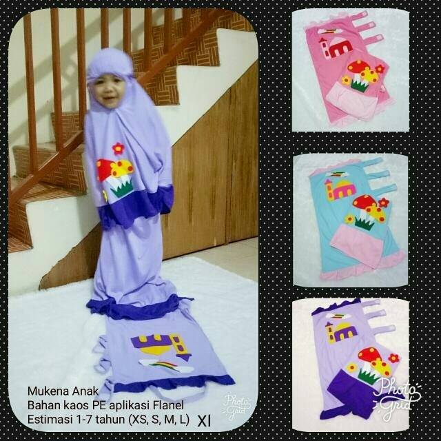 Mukena anak/mukena kaos