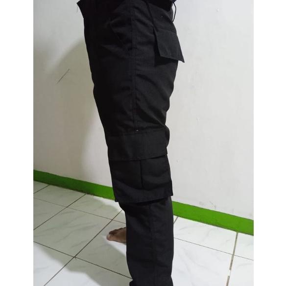 [KODE PRODUK 09HQH5256] celana PDL security satpam warna hitam bisa untuk ospek sekolah