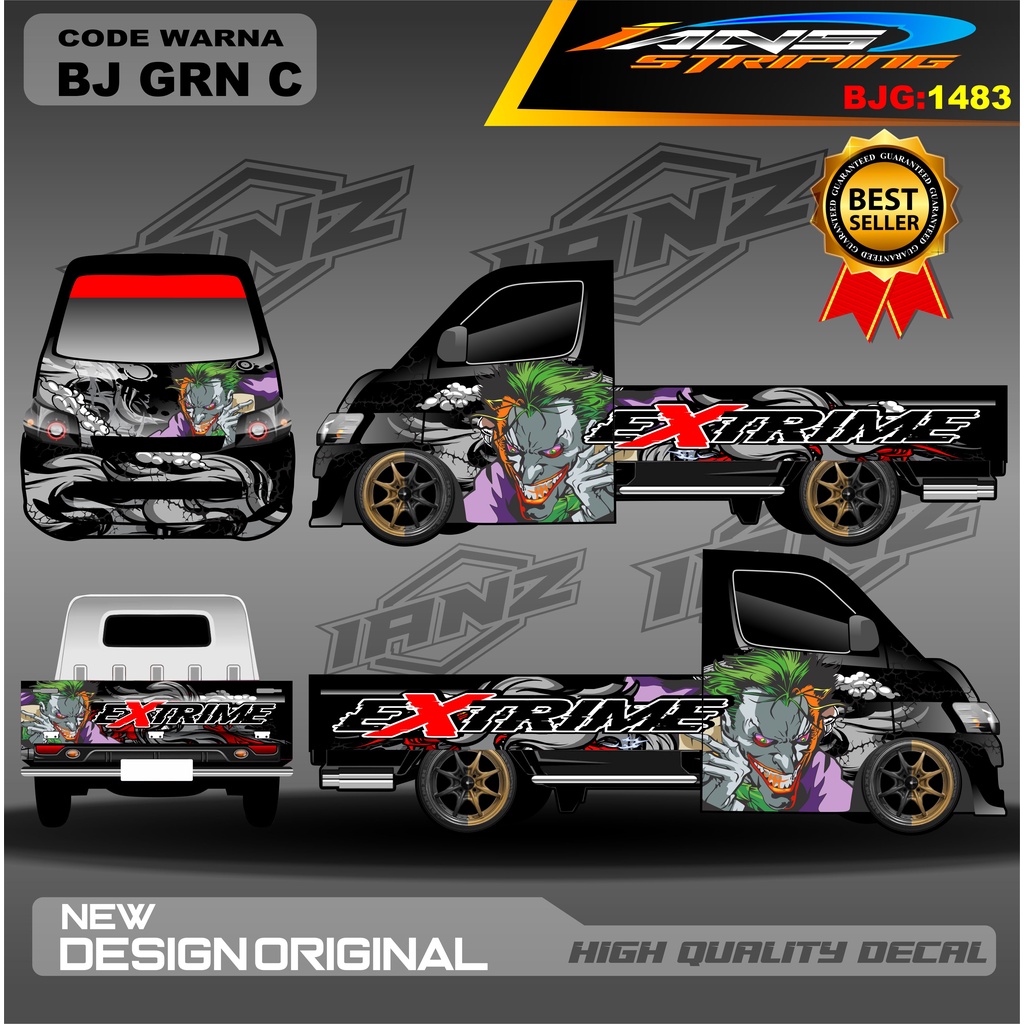 STIKER DECAL PICK UP GRANMAX CARRY L300 FULL BODY / DECAL STIKER GRANMAX FREE REQUEST / VARIASI STIKER FULL BODY / STIKER PICK UP / STICKER GRANMAX