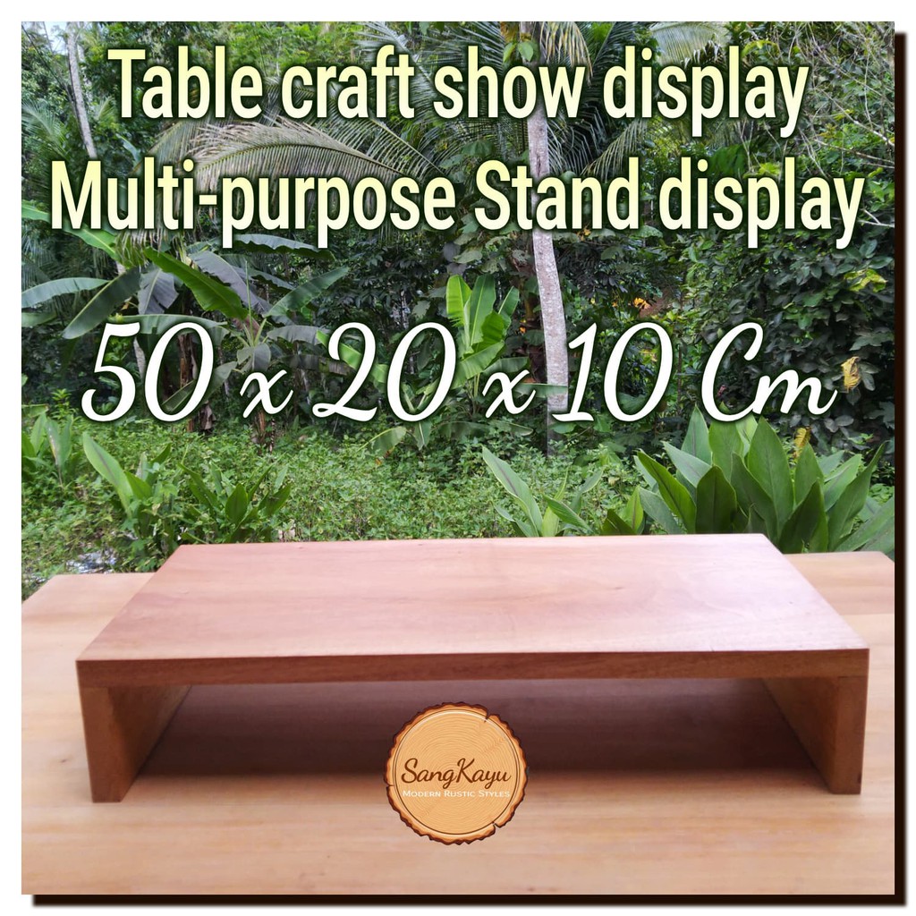 Multi-purpose table stand display 50x20x10 table craft succulent table