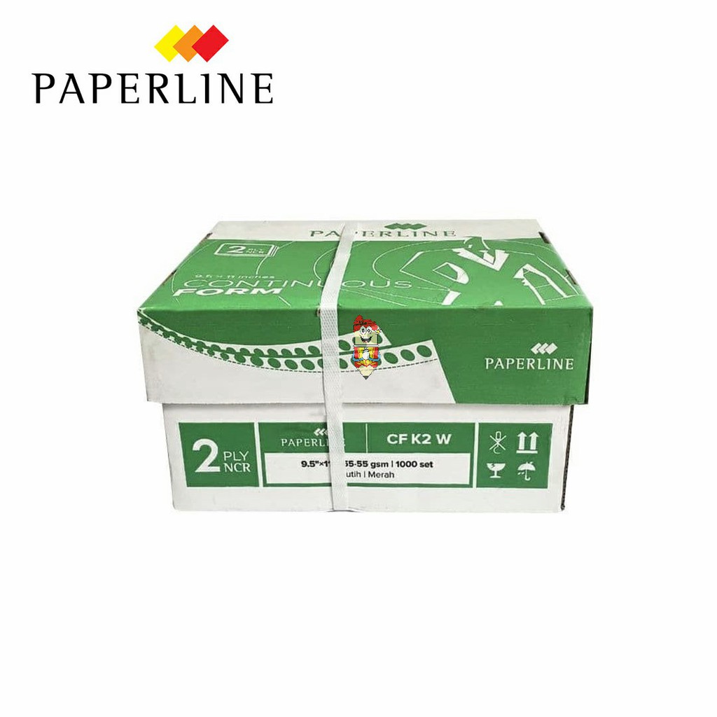 

Kertas Continuous Form Paperline 9.5"x11" 2 ply CF K2 Warna