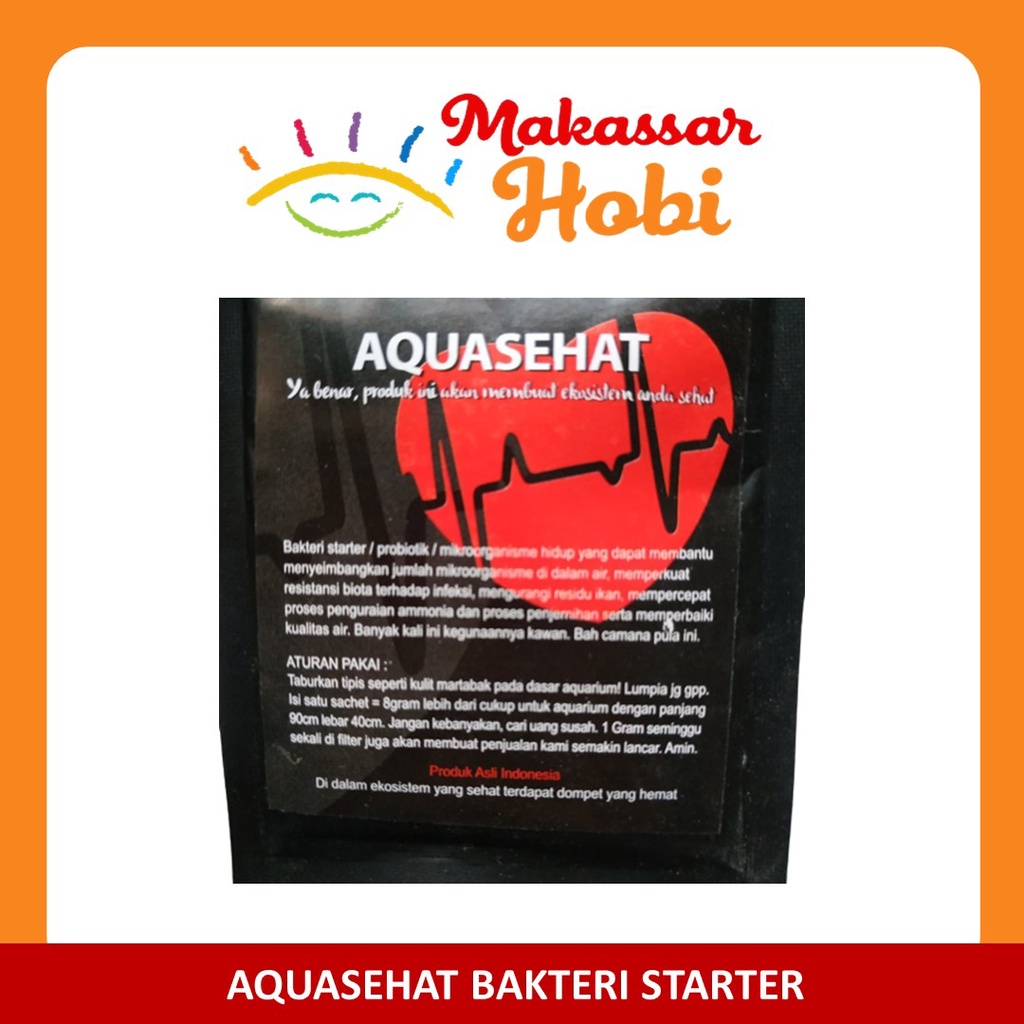 AQUASEHAT Aqua Sehat Bakteri Starter Aquascape Aquarium Bacteri Stater