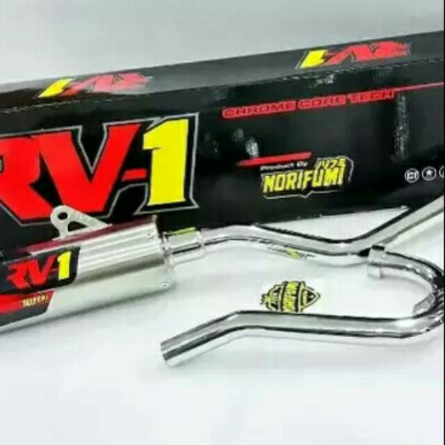 KNALPOT RACING NORIFUMI RV1 TIPE SHORTY  MODEL CRF 150 CRSOO TAILE ASLI ORIGINAL