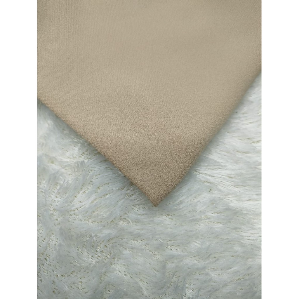 PASHMINA SQUARE ORIGINAL ( ANTI TEMBEM ) / PASHMINA SEGITIGA-CREAM