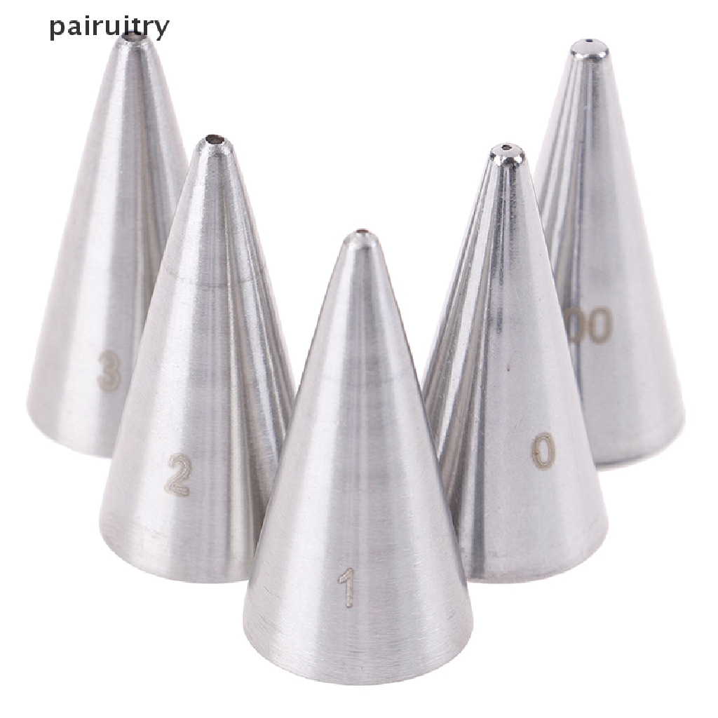 Prt 5Pcs / Set Spuit Piping Icing Bentuk Bulat Untuk Dekorasi Kue / Pastry PRT