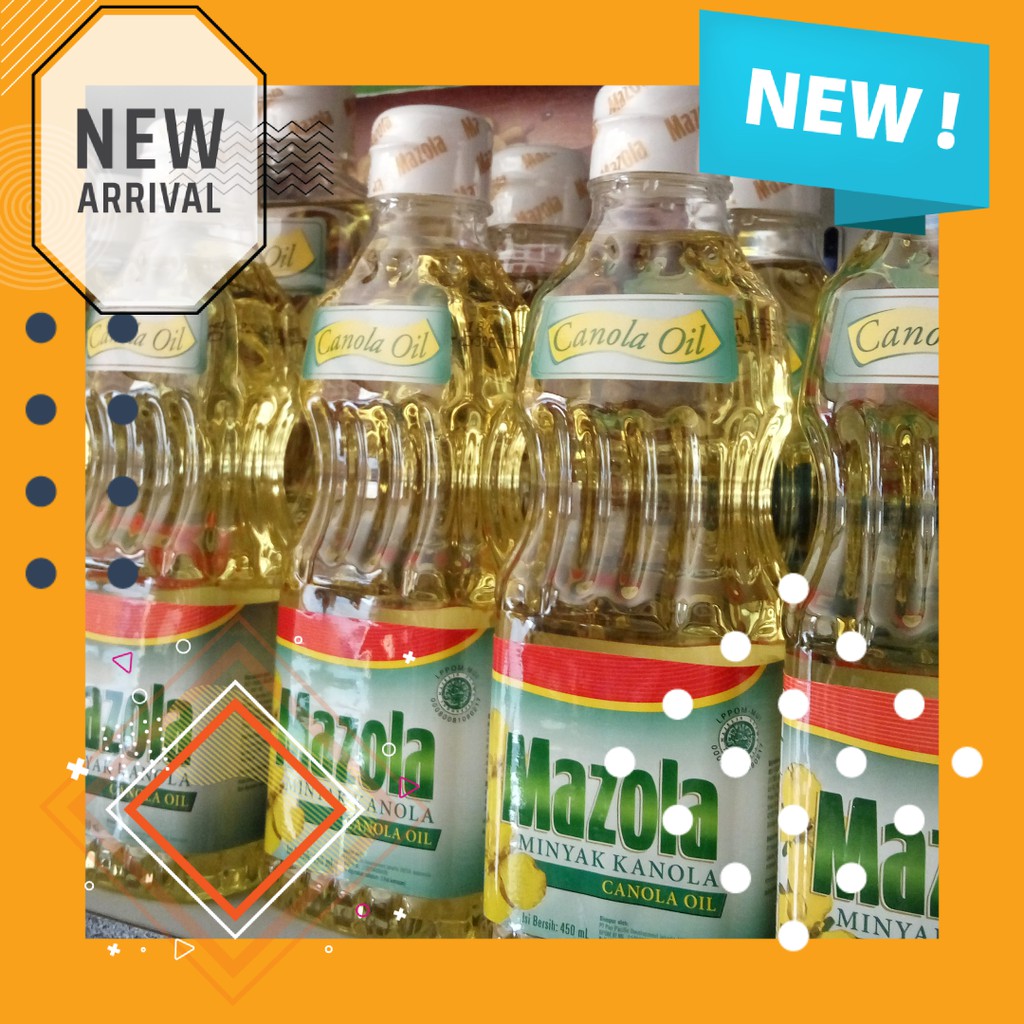 

MINYAK KANOLA, CANOLA OIL, MAZOLA MINYAK KANOLA / CANOLA 450ml