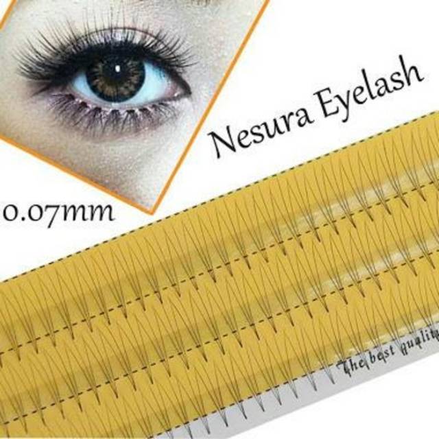 Bulu mata tanam nesura 3D eyelash extension/ russian lash