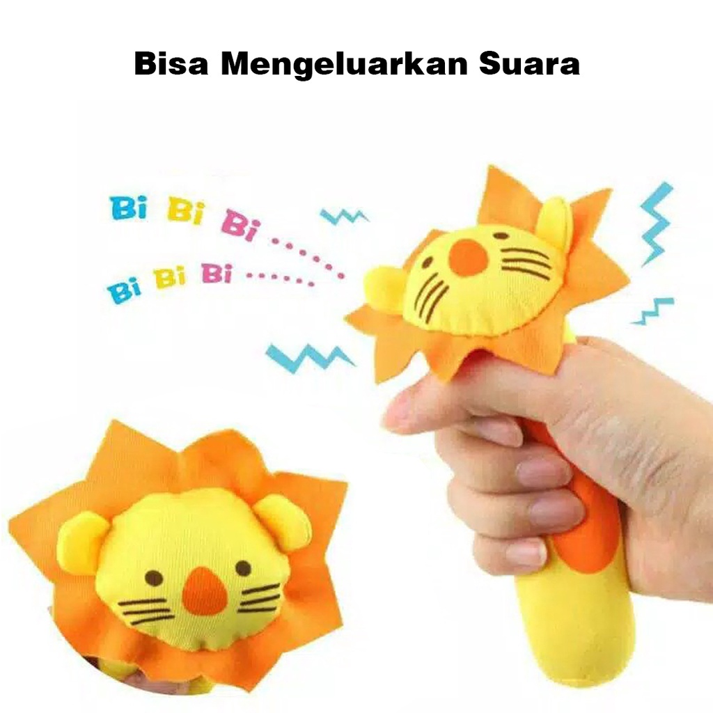 INDOMINI R579 Mainan Tangan Bayi Bunyi Baby Hand Rattle Toy Stick