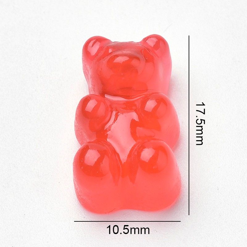 Resin gummy bear 17 x 10 mm [harga per pcs]